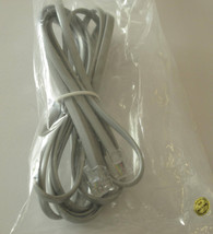 7FT Gray Modular Telephone Extension Line Cord Cable RJ-11 - $2.29