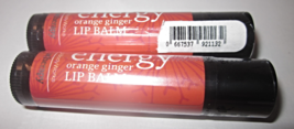 2 lip balms  Bath & Body Works Lip Balm Sealed Aromatherapy Energy Orange Ginger - $29.99