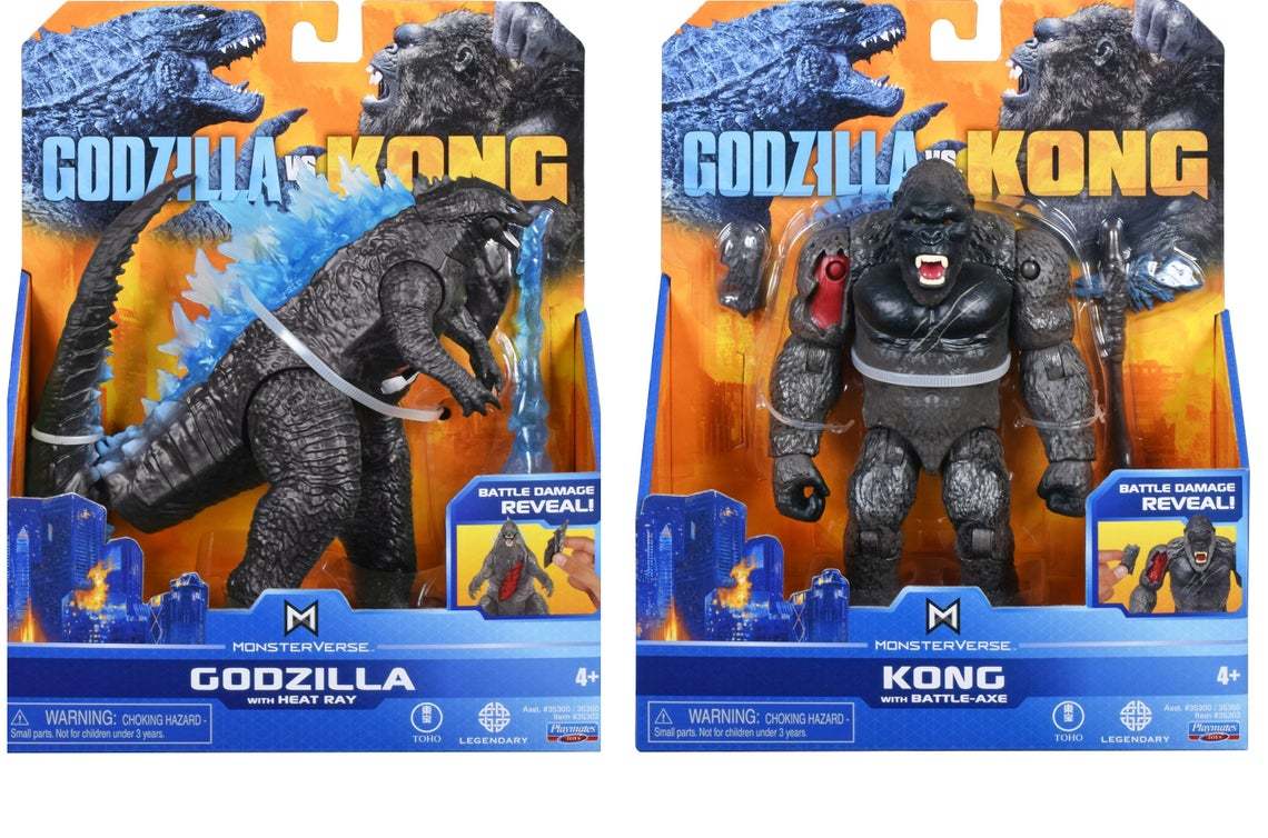 Godzilla vs King Kong Monsterverse Action Figure 2-Pack - TV, Movie ...