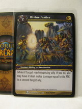 (TC-1515) 2009 World of Warcraft Trading Card #42/208: Divine Justice - $1.00