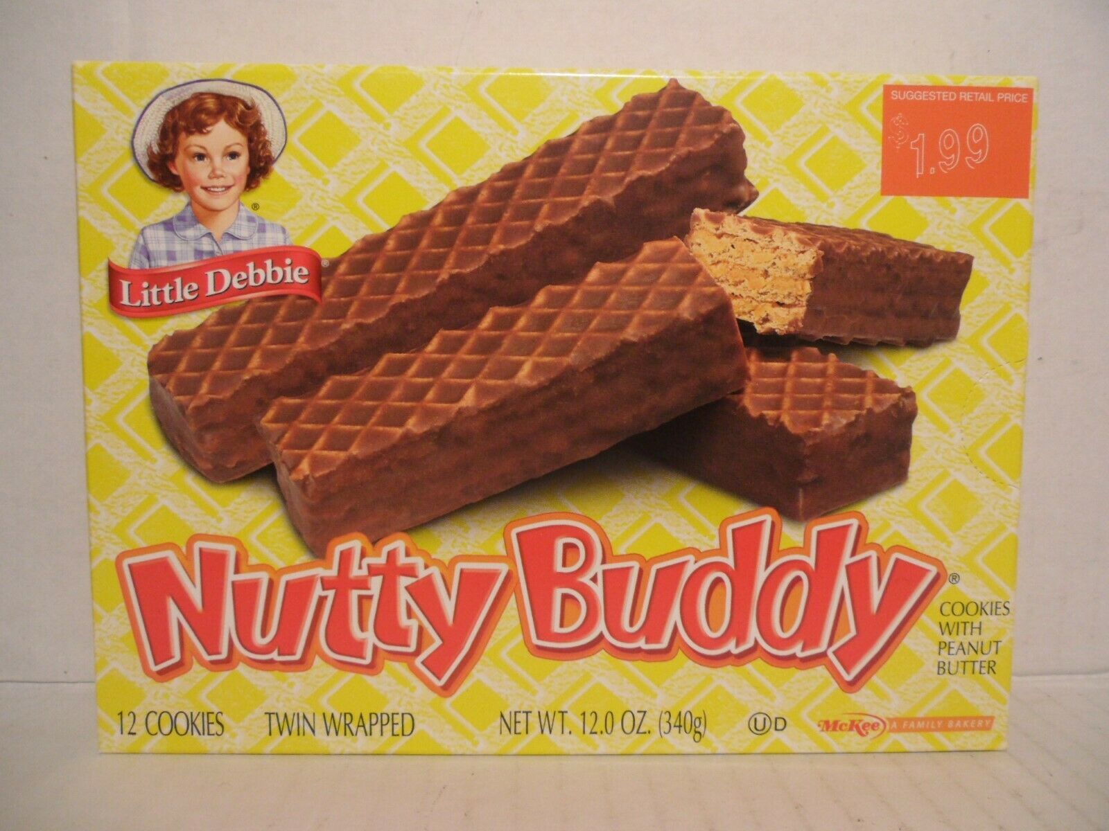 Little Debbie Nutty Buddy Bars Cakes Snack Cake Breakfast Dessert 12