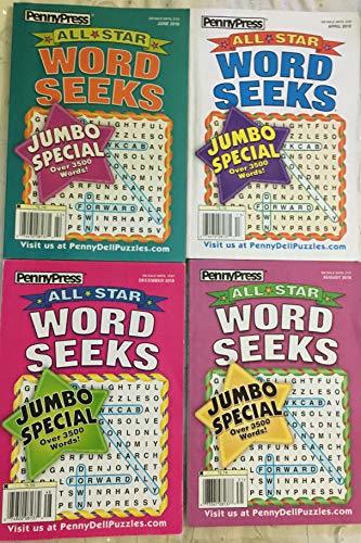 Lot of 4 Penny Press All Star Word Seeks Jumbo Special ...