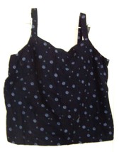 Faded Glory Navy Blue Cropped Top Sleeveless Top Sz XL/1X - $23.74