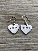 Infinity Collection Cheer Heart Earrings - Cheer Jewelry, For Cheerleade... - $9.99