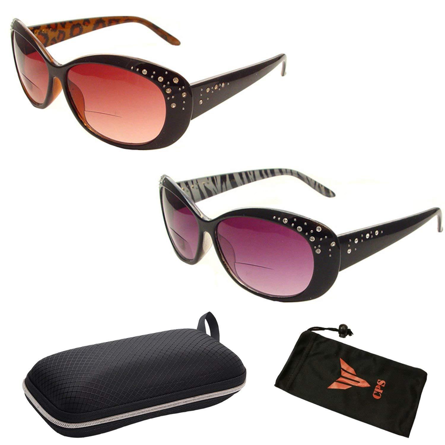 Beautiful Women S Rhinestone Bifocal Sun Readers Reading Sunglasses All In One Sunglasses