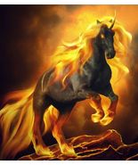 Haunted Amulet Fire Unicorn Magic Nature Heat Healing Power Protection Energy - $147.00