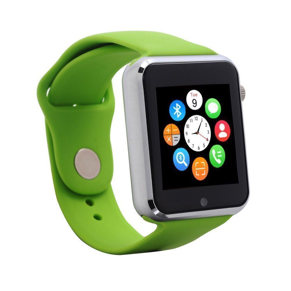 Green Smart Watch Phone Bluetooth 1.54inch IPS Touch Screen Camera Gift