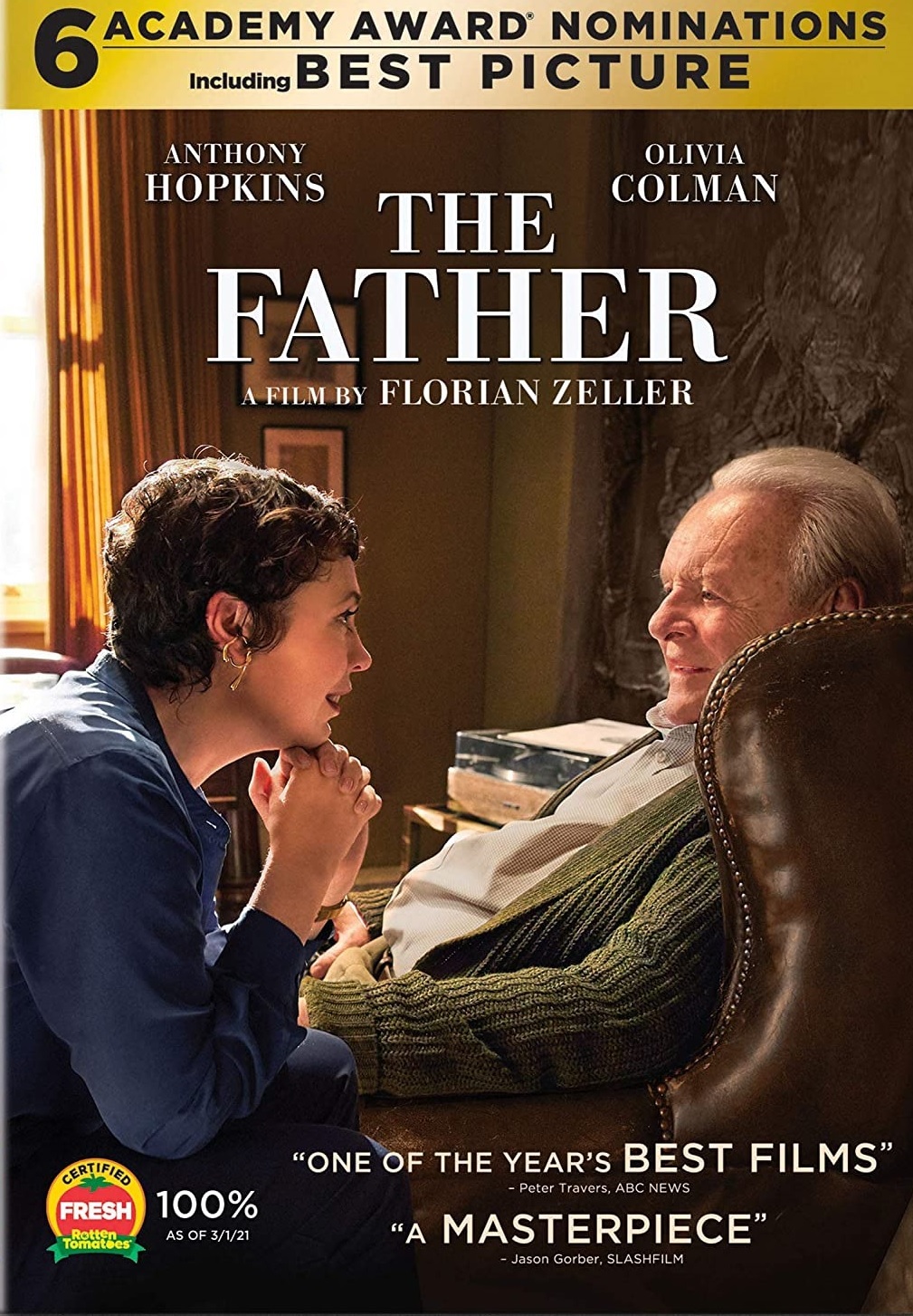 The Father (DVD 2021) Refurbished-Drama-Stars Anthony Hopkins-Ships Free!