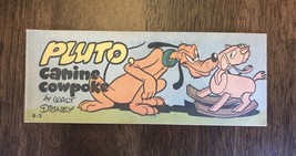 Pluto Canine Cowpoke (1950) Walt Disney Mini Comic Book Old Vintage Book... - $50.49