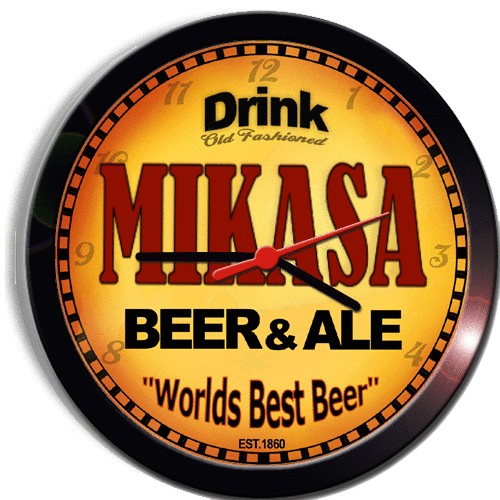 MIKASA BEER and ALE BREWERY CERVEZA WALL CLOCK - $29.99