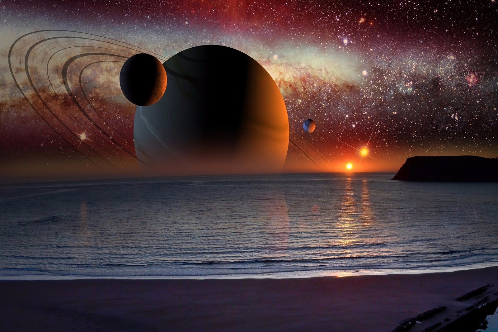 science wallpaper bedroom