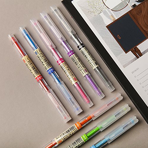 CHoSCH CS8623 8Colors Rollerball Pen Set, Beautiful Colors Gel Ink Pen Pack Fo Rollerball Pens