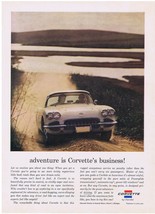 1960 Chevrolet CORVETTE Adventure Print Ad - $9.99