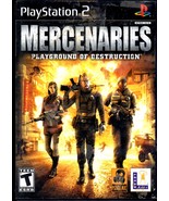 PlayStation 2 - Mercenaries PLAYGROUND OF DESTRUCTION  - $7.00