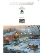 Darrell Bush Wildlife Center Merry Christmas Greeting Card With Envelope - $9.74