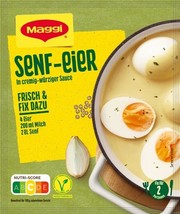 Maggi Senf-Eier Mustard Eggs Sauce -1ct./2 servings -FREE SHIPPING - $5.93