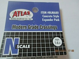 Atlas # BLMA80 Modern Grade Crossings Concrete Style Expander Pack N-Scale image 2