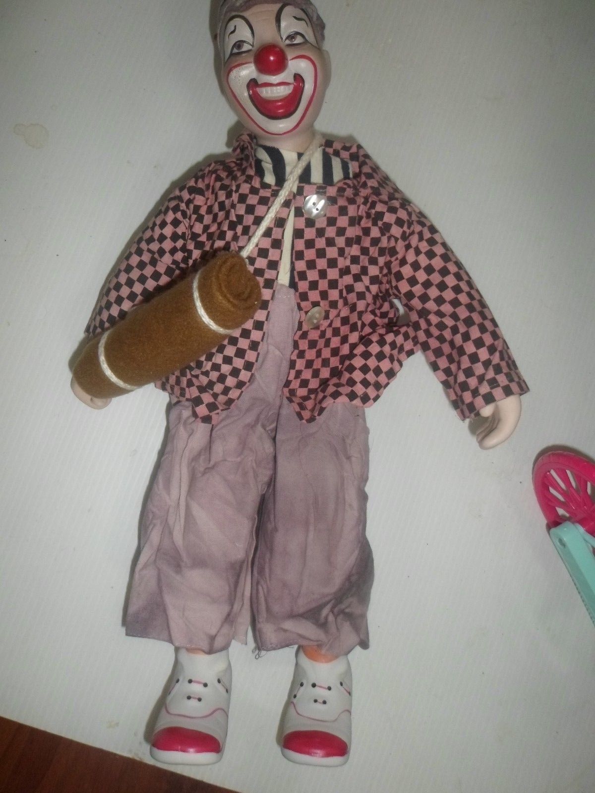 vintage porcelain hobo clown dolls