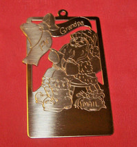 Vintage LILLIAN VERNON &quot;Lillikins&quot; Brass Ornament - GRANDPA - 1981 - NOS - $14.99