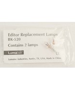Lumatec Editor Replacement Lamps Bulbs BK-520 NIP - $6.70