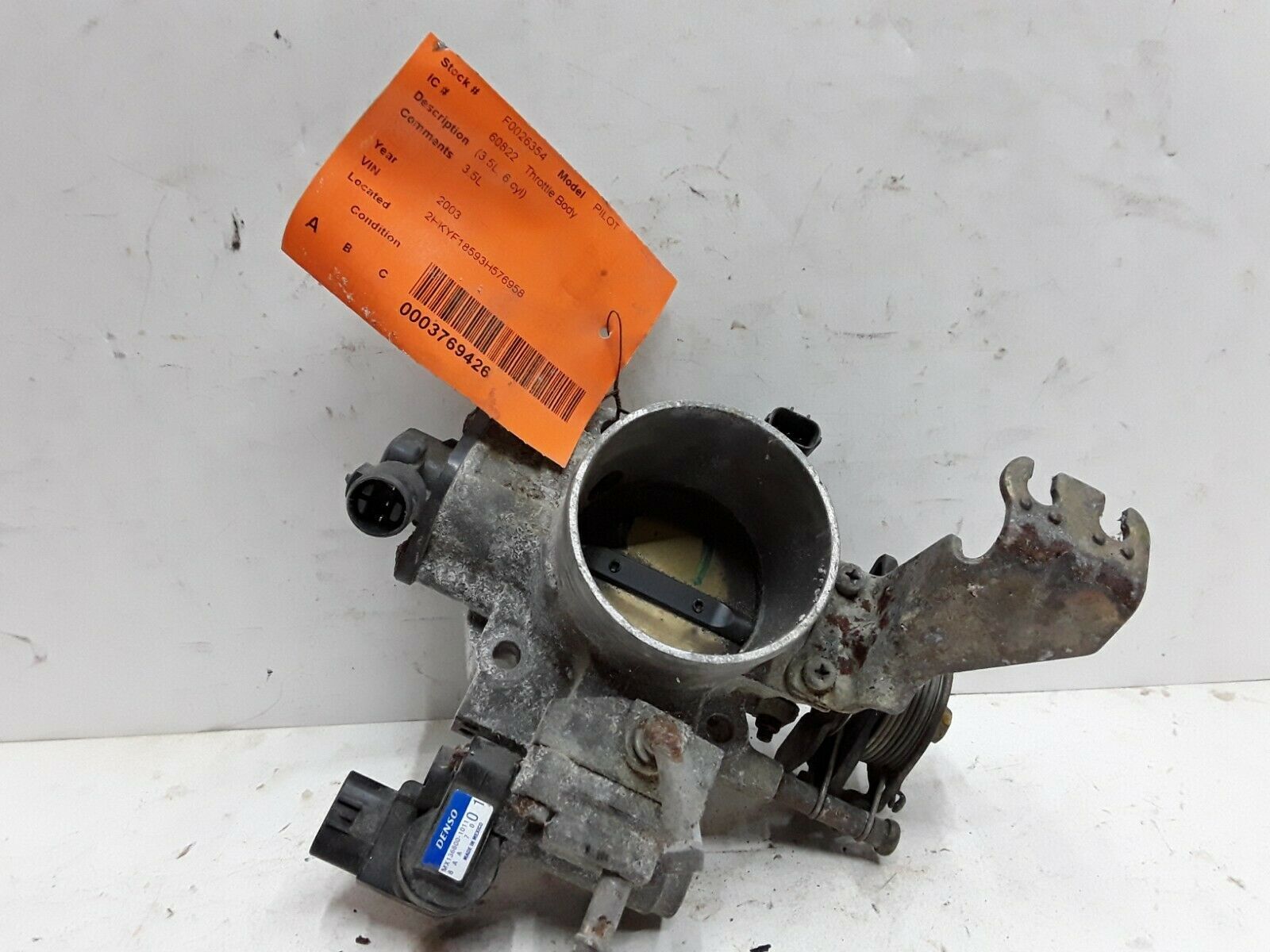 01 02 Acura MDX 03 04 Honda Pilot 3.5 L engine throttle body OEM