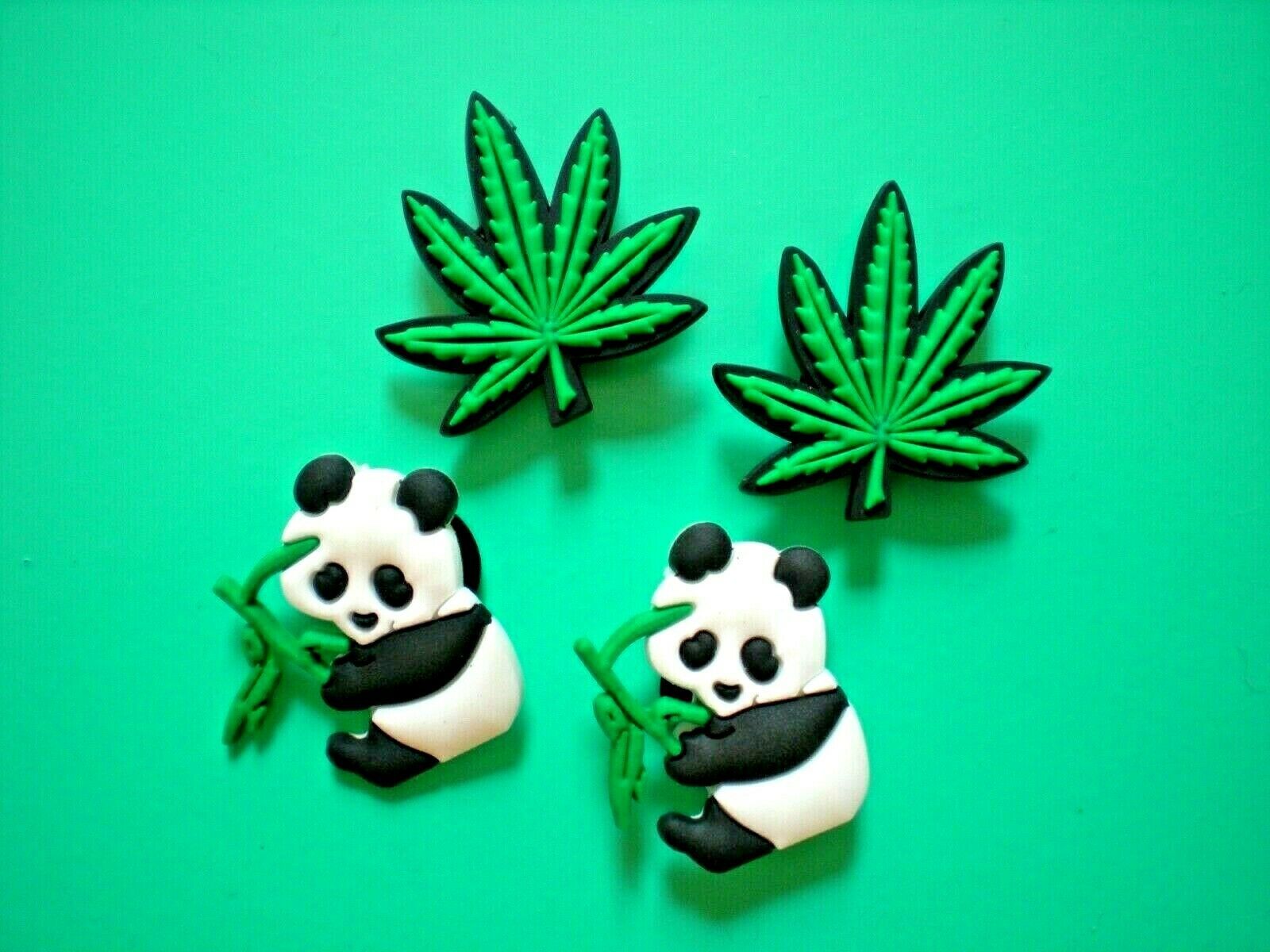 Clog Charm Shoe Button For Croc Accessories For Jibbitz WristBand Panda