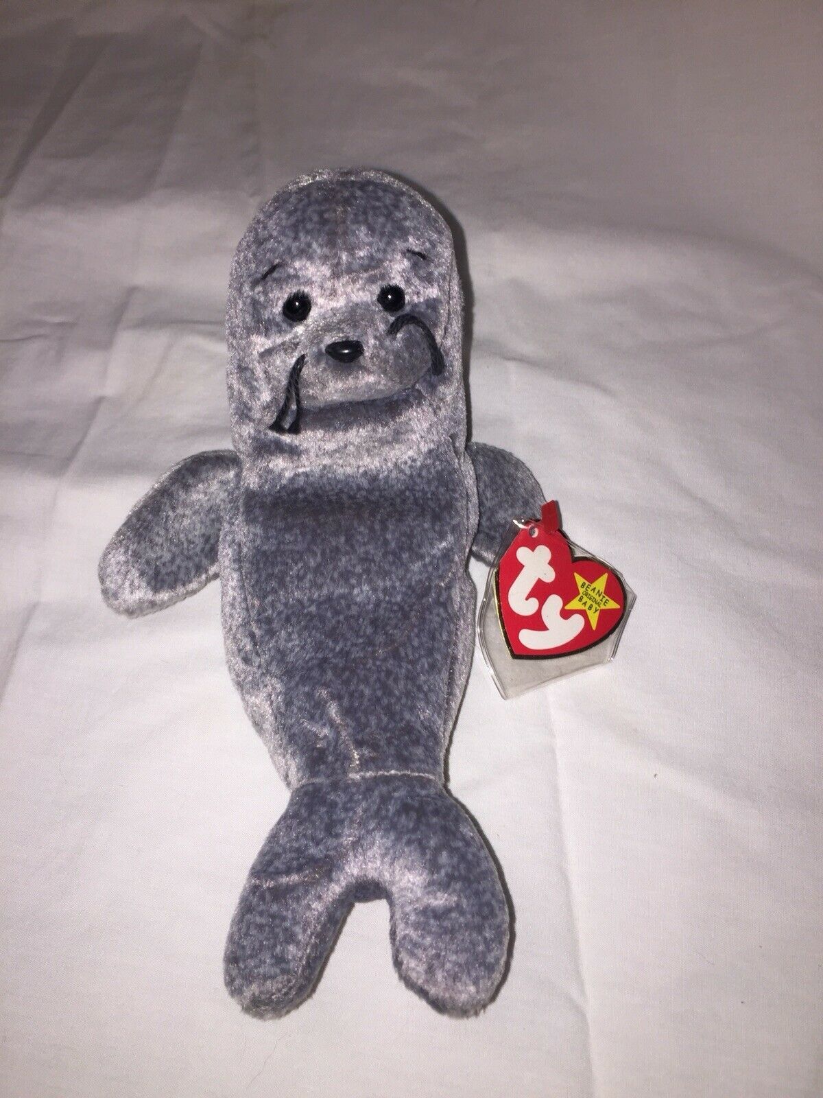 Vintage Slippery The Seal Original Beanie Baby Retired Tags great w