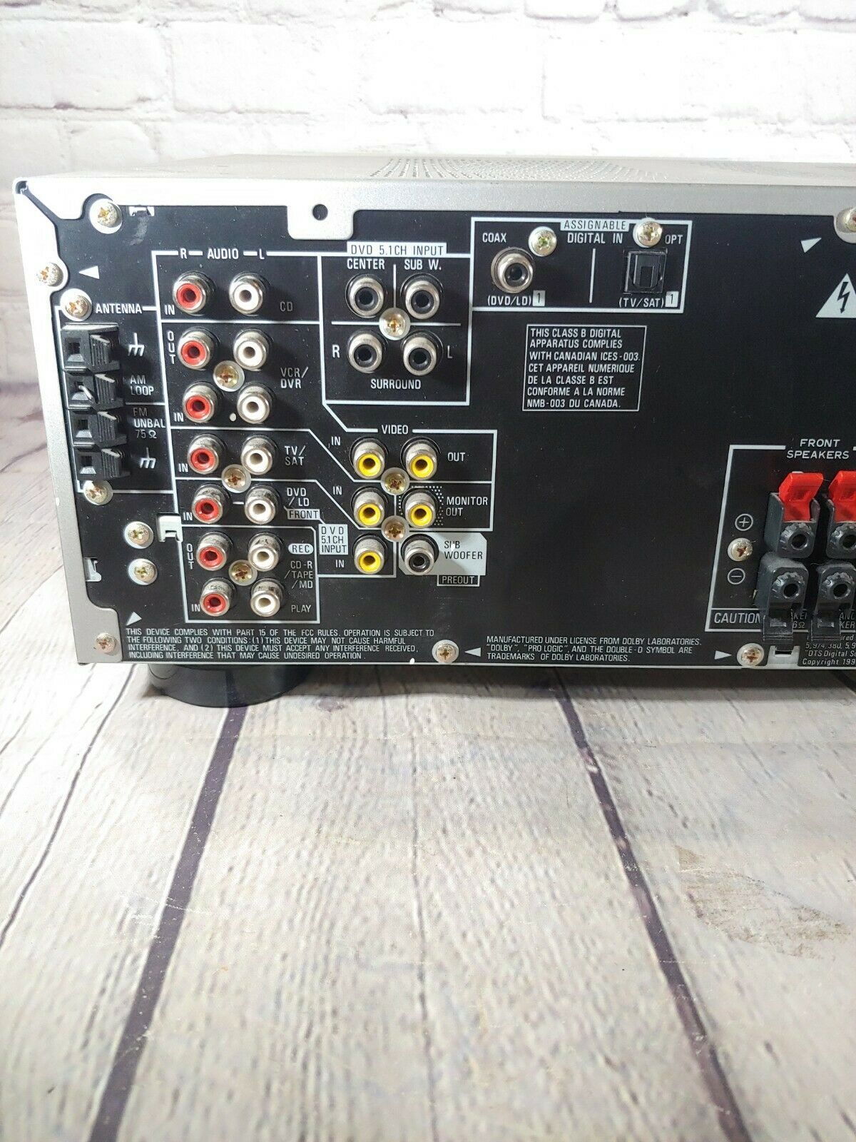 Pioneer VSX D412-S 5.1 Audio Video AV Multi-Channel Receiver - WORKS