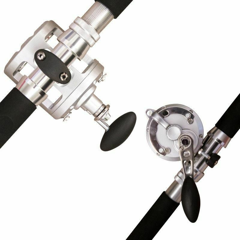 Roller Fishing Rod and Reel combo. Great for tuna marlin mahi
