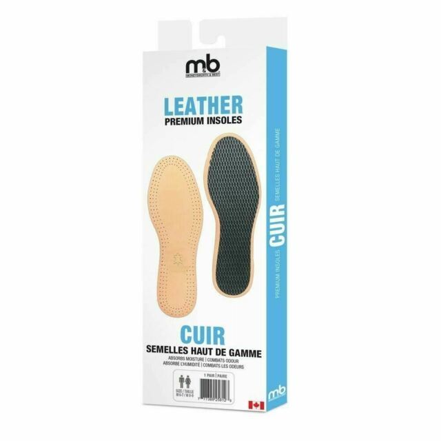 Moneysworth and Best Premium Leather Insoles (Tan)