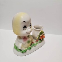 Vintage Baby Chick Figurine, Toothpick Holder / Planter, 1950s Taiwan MCM image 2