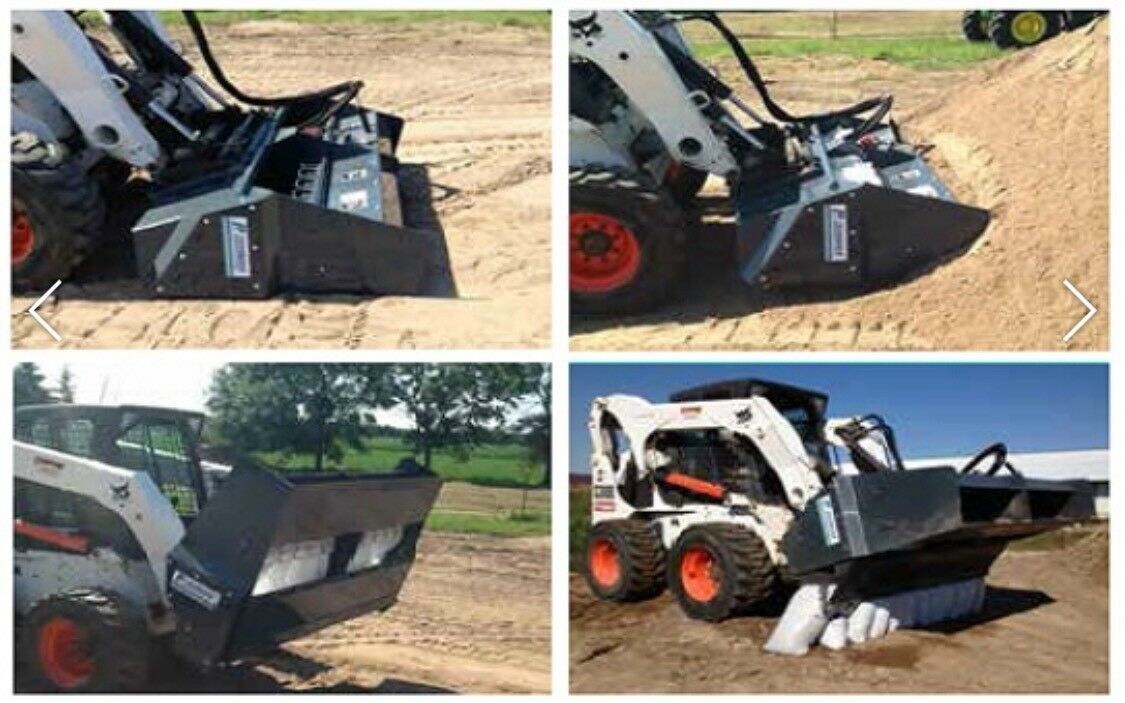 Sandbagging Machine Skid Steer Mounted 12 Bags At One Time Sand