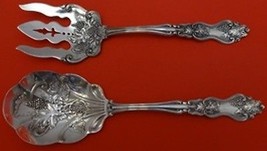 Moselle by International Plate Silverplate Salad Serving Set 2pc 8 1/2&quot; - $292.05