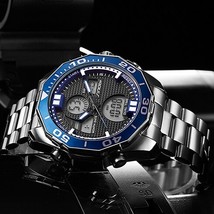 SINOBI Brand Luxury Men Watches Men Locomotive Quartz Watch Sport Timer Waterpro - $34.57