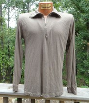 6 Military UndershirtS Cold Weathers  Issue-Army Brown- Good Condition- ... - $22.14