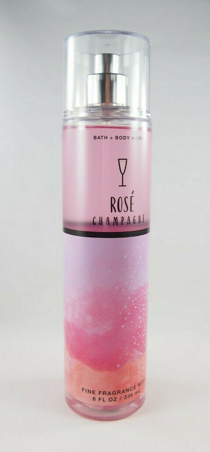 (1) Bath & Body Works Pink Rose Champagne Fragrance Mist Spray 8oz New