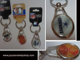 Team Sports Key Rings Lot of 3 Rockets Texans Cowboys Texas Football Bas... - $10.99