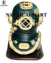 Schrader's Antique Deep Sea U S Navy Mark V Diving Divers Helmet