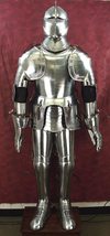Duke Of Burgundy Steel Wearable Full Suit Of Armor Halloween Costume image 3