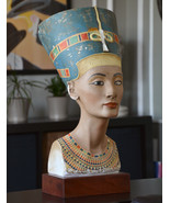 Egyptian Queen Nefertiti Bust Sculpture IDENTICAL MUSEUM REPRODUCTION RE... - $2,960.10