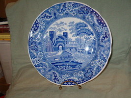 SPODE BLUE ROOM COLLECTION CASTLE DINNER PLATE PRE-OWNED - $20.00