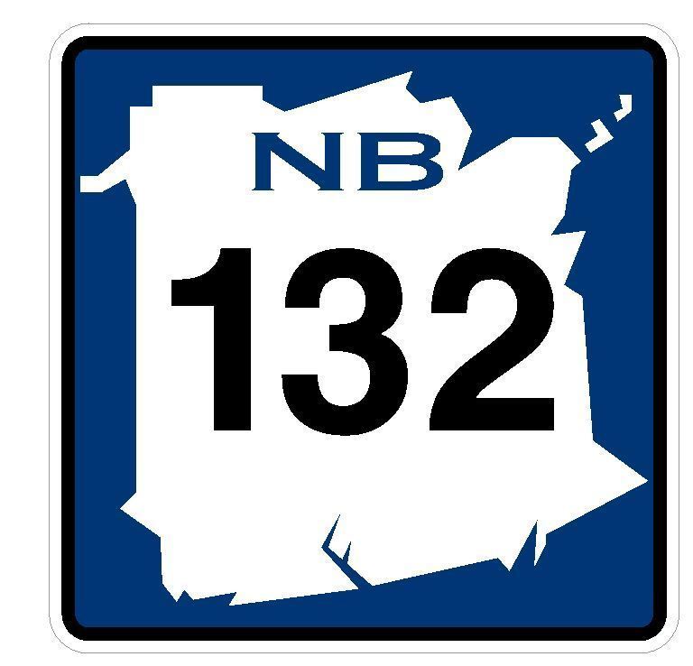 New Brunswick Route 132 Sticker Decal R4790 Canada Highway Route Sign ...