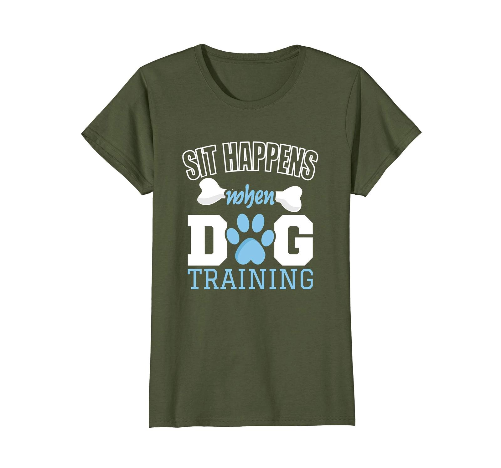New Shirts Sit Happens When Dog Training Shirt Funny Dog Trainer