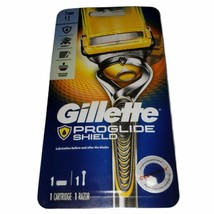 Gillette Fusion 5 Pro Shield Glide 1 Razor Handle 1 Cartridge / Refill New - $11.00