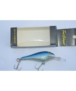Vintage Fred Arbogast Wood Glitter Minnow in RARE Black box Mint Unfished - $12.16