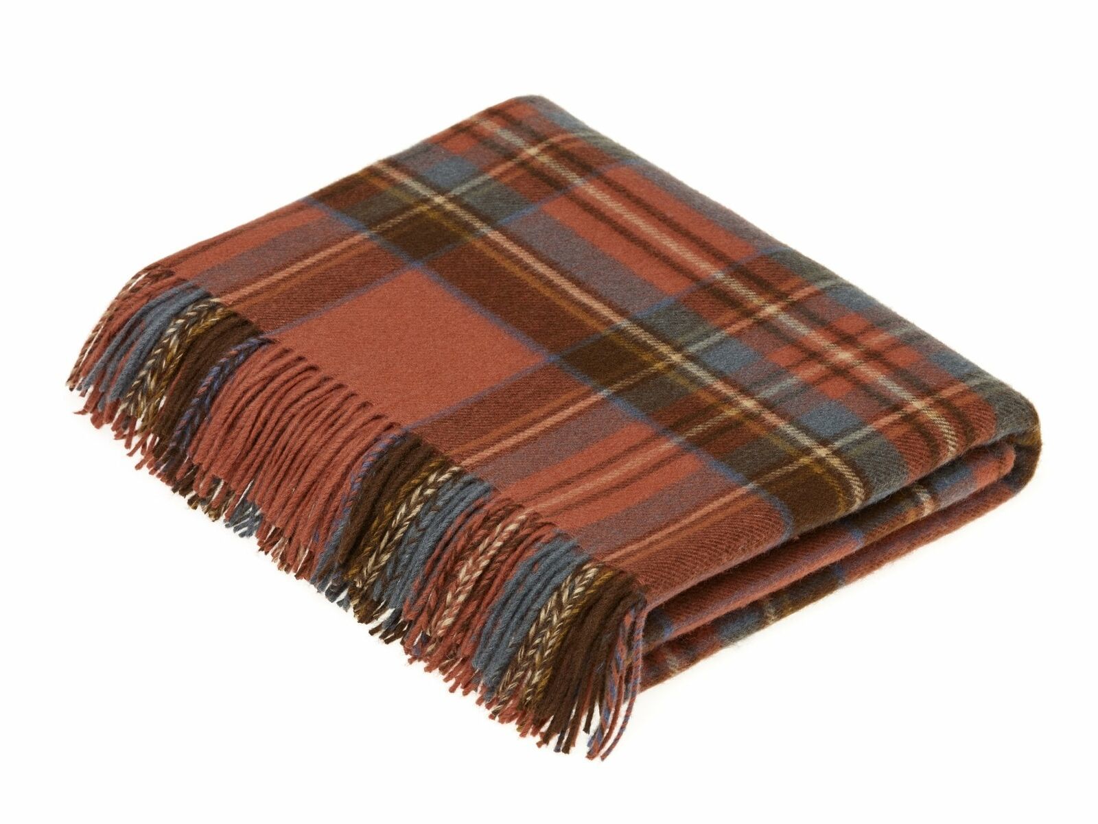 New Scottish Wool Tartan Blanket Throw Rug Gift Various ...