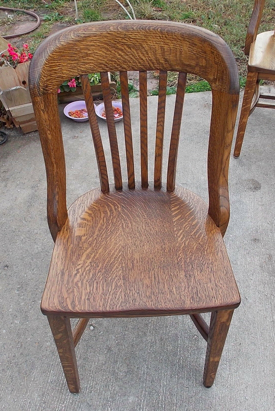 Solid Quartersawn Oak Courthouse Secretary Chair (BMSC297) Post1950