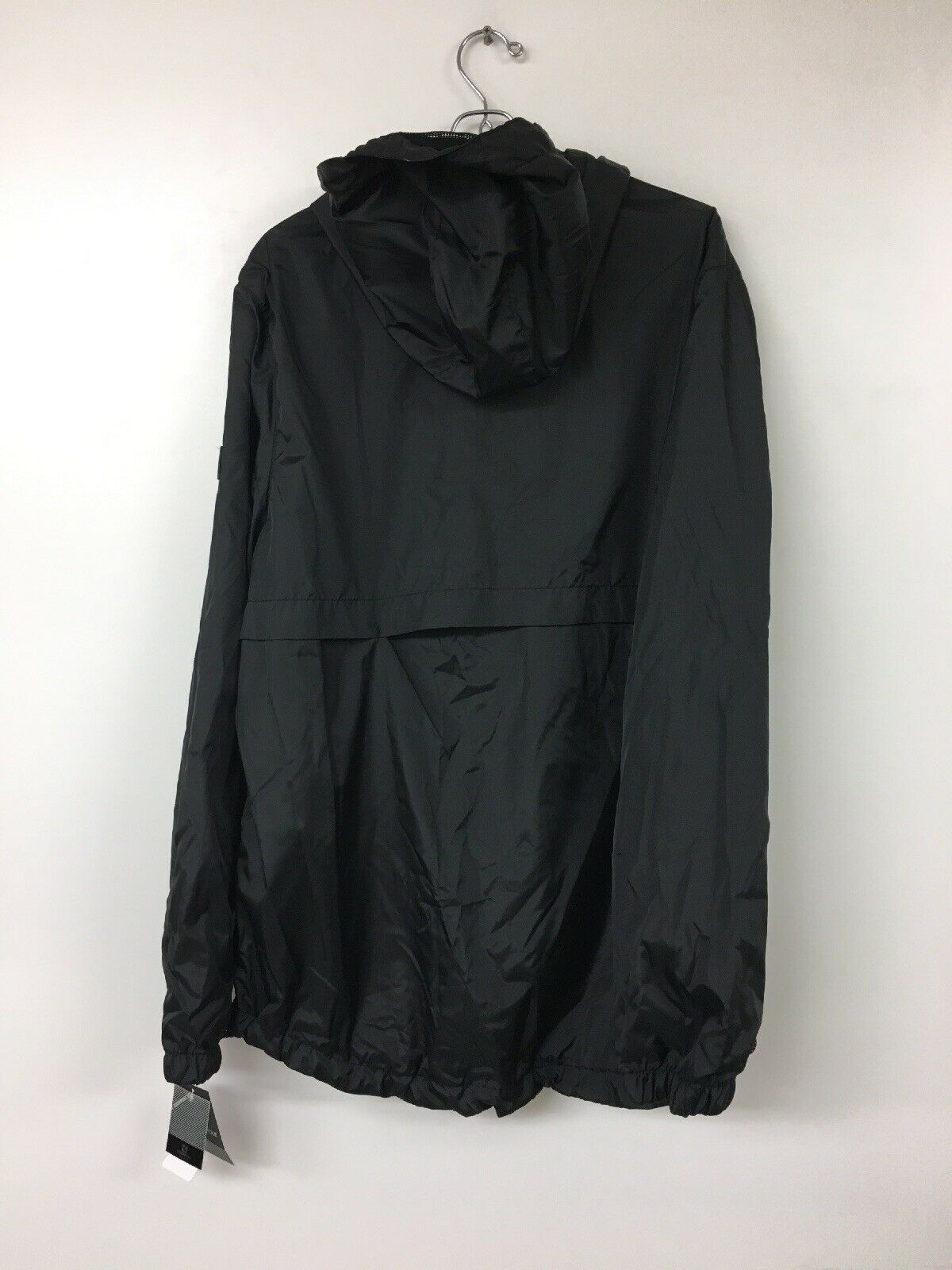Southpole Men's Water Resistance Hooded Windbreaker Jacket, Black ...