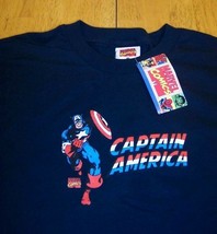 Marvel Comics Captain America T-Shirt Youth Xl New - $17.33