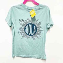 Well Worn NWT Youth M Blue "Hola" Latino Heritage Month Cotton Blend Shirt - $4.97